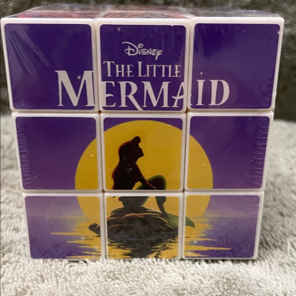 Disney The Little Mermaid Purple Puzzle Cube